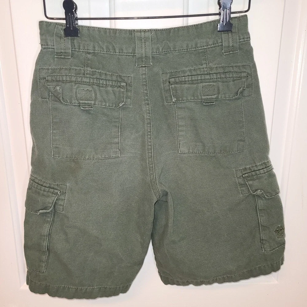 Boy Scouts Of America Boy Cargo Shorts Olive Green Uniform Official Youth 14